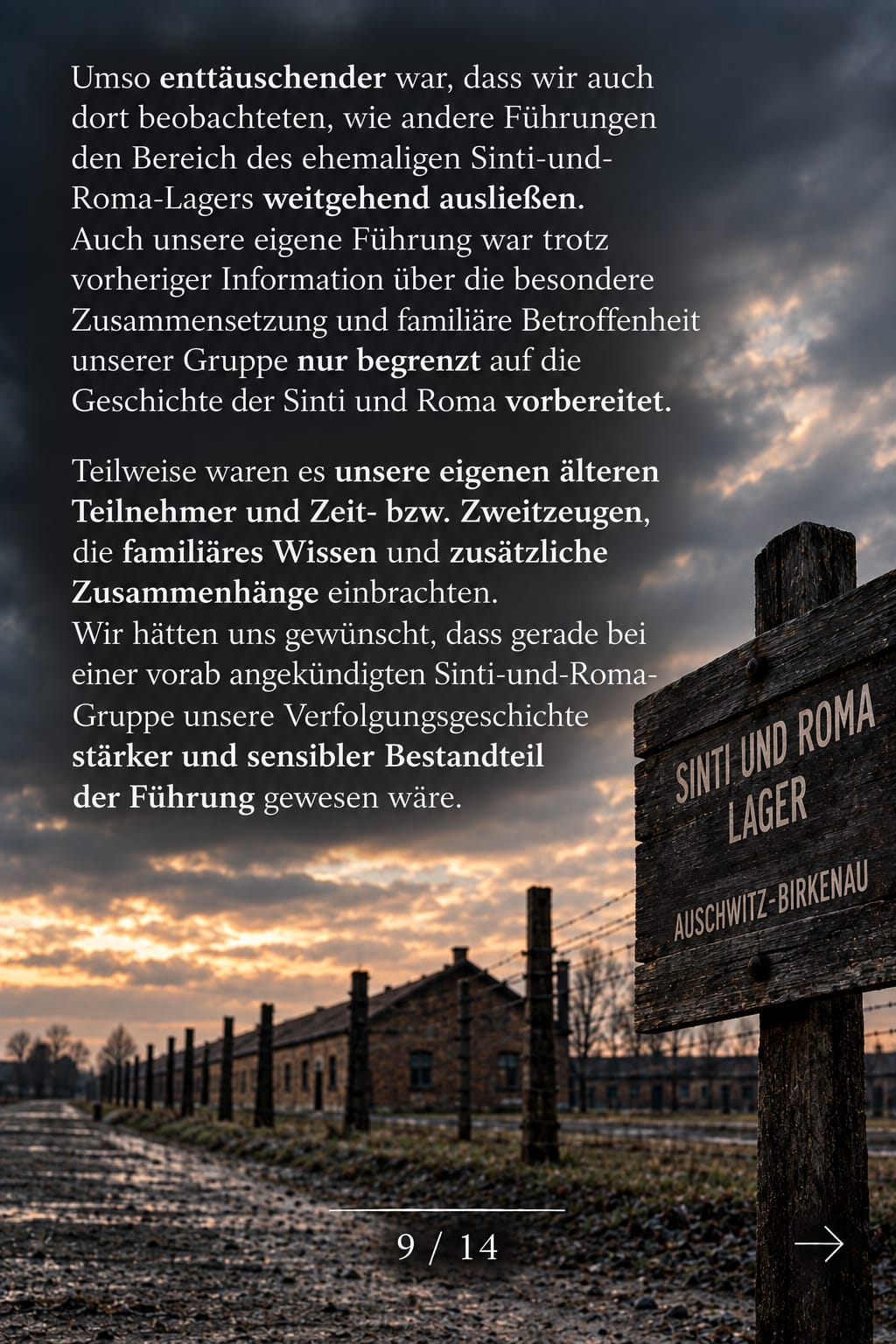 Gedenk- und Erinnerungsfahrt nach Auschwitz - Bild 9